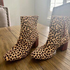 TOMS Leopard Booties